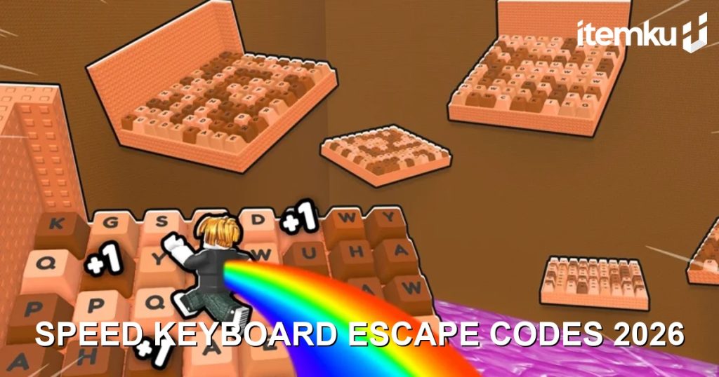 Speed Keyboard Escape Codes 2026 Terbaru & Cara Redeem Speed Keyboard Escape Codes 2026 - Speed Keyboard Escape Roblox